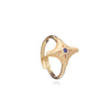 Azuni  Zeta Gold Astral Star Ring Lolite