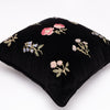 Elizabeth Scarlett British Blooms Black Velvet Cushion