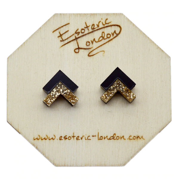 Esoteric London GEOMETRIC STUD EARRINGS