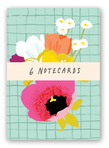 Bright Posy Flower Note Card Pack