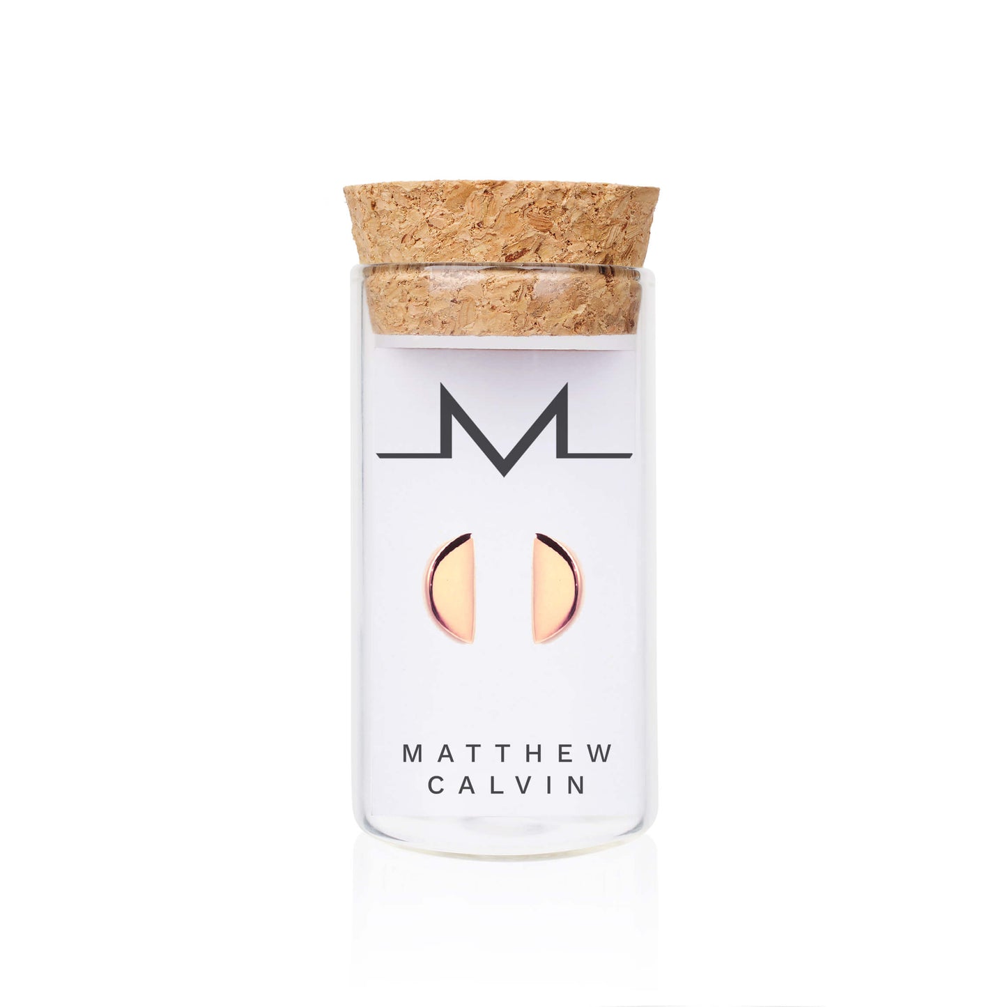 Matthew Calvin Disc Earrings - Rose Gold