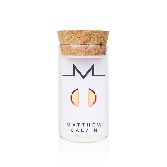 Matthew Calvin Disc Earrings - Rose Gold