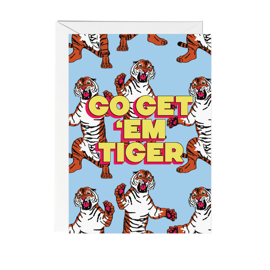 Go Get Em Tiger Card