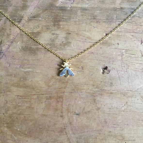 Sixton Gold Bee Necklace