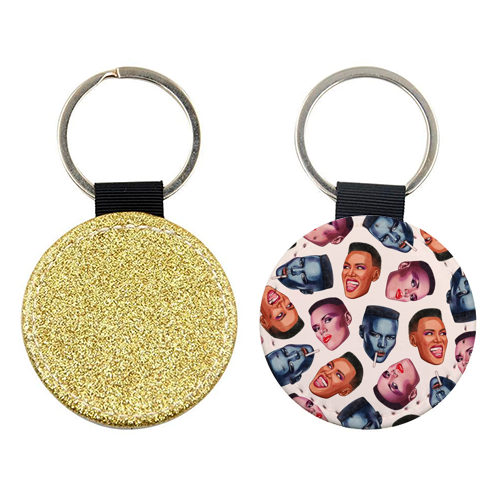 Grace Faces Keyring