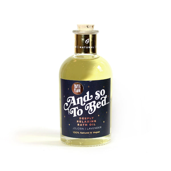 And So To Bed - Deep Relaxing Bath Oil Jojoba & Lavender