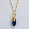 Lapis London En Pointe Pendant Necklace - Gold Plated