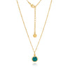 Azuni Nyla Pendant Necklace Gold