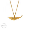 Alex Monroe Baby Blue Whale Necklace - Gold