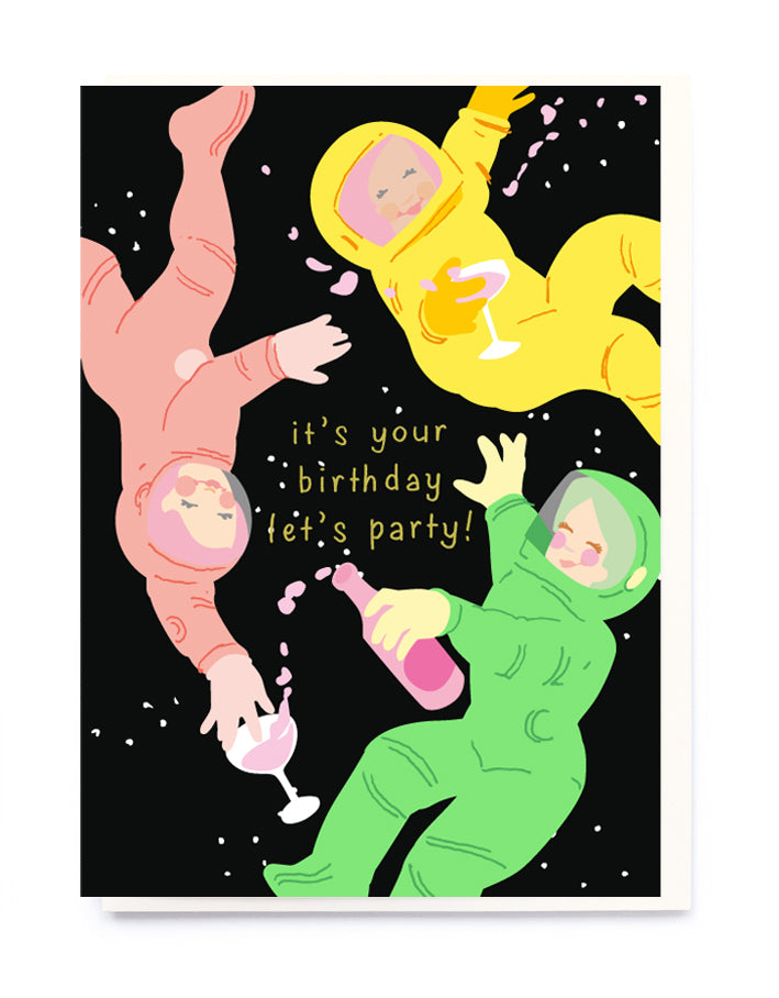 Space Party Card