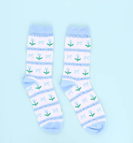 Women's Primrose Blue Socks