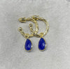 Azuni Marina Hoop Gemstone Earrings Gold