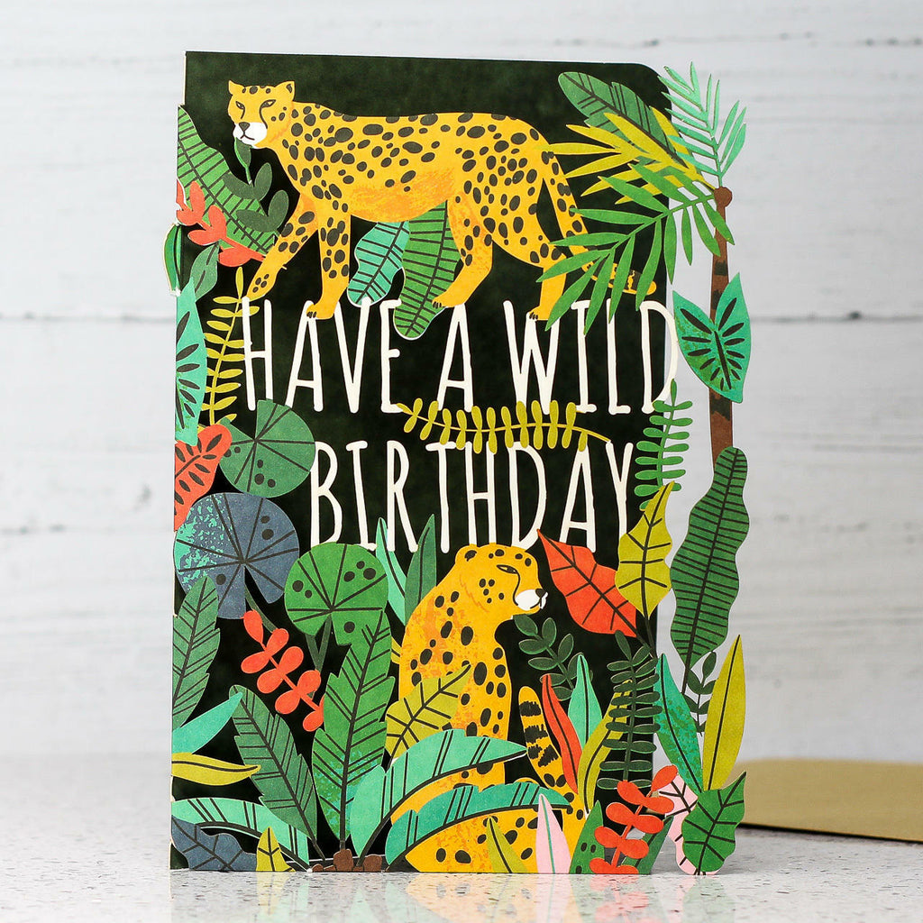 Have a Wild Birthday Cheetahs Card